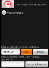 Add vehicle